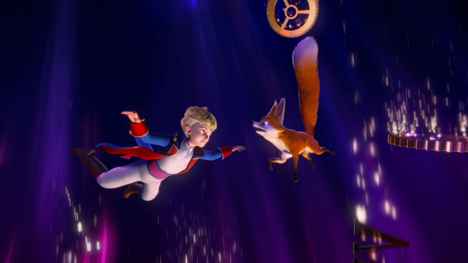 影片內容-小王子和狐狸掉落