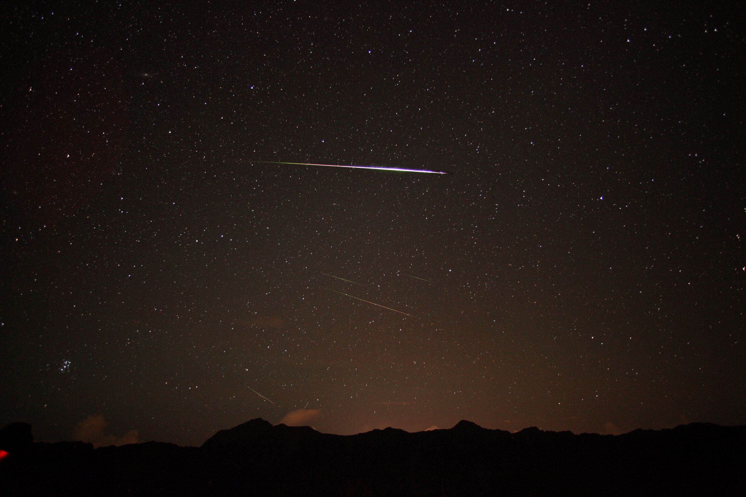 The Perseid meteor shower