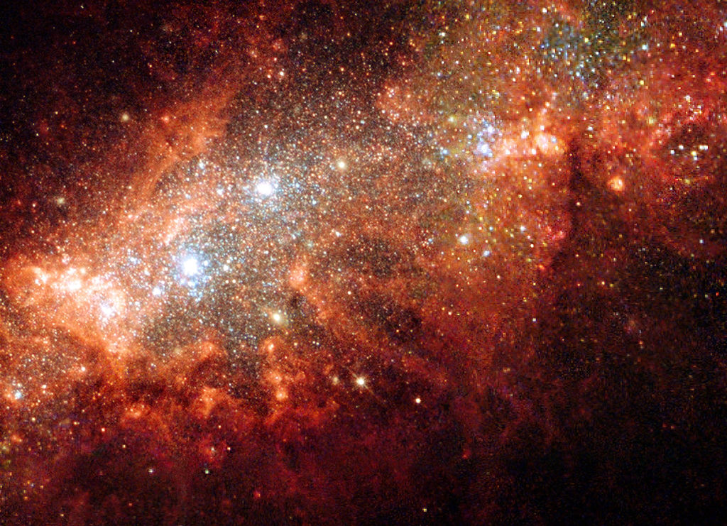 圖四、不規則星系NGC 1569 (NASA)